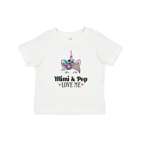 

Inktastic Mimi and Pop Love Me Girls Unicorn Gift Baby Girl T-Shirt