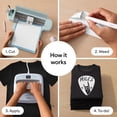 thumbnail image 2 of Cricut | Vinilo Termoadhesivo Value | Blanco | 1 Rollo de 30.4cm x 6.1, 2 of 7