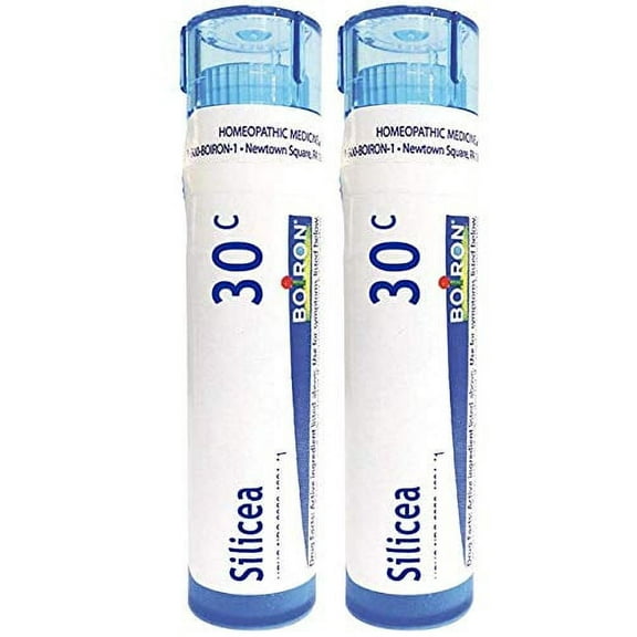 Boiron Silicea, 30C Pellets, 80 Count Tube (Pack of 2)