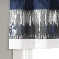 thumbnail image 4 of Lush Decor Night Sky Sequins Valance Single Yellow/Gray 18X52, 4 of 11