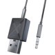 thumbnail image 4 of Adaptador KN320 2 en 1 compatible con Bluetooth con cable auxiliar de 3,5 mm, transmisor y receptor de audio inalámbrico con indicador LED, 4 of 6