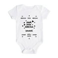 thumbnail image 1 of Body pour Bébé Garçon Fille Manches Courtes Imprimés Lettres, 1 of 6