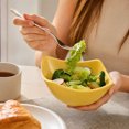 thumbnail image 6 of Fievgin Plastic Serving Bowls, Square Angled Mini Bowls for Salad, Fruit, Kitchen Countertop, Party & Home Table Decor, 6 of 7