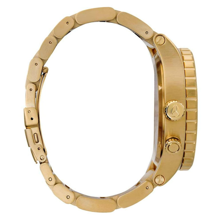 Nixon Men's A057502 51-30 Tide Gold Tone Stainless Steel