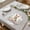 Multicolore 2, variante sur Easter Bunny Print Placemats / Napperons Ronds en Lin avec Bordure en Dentelle pour Déco de Printemps et d'Été / Lavables et Infroissables pour Repas des Fêtes et Fêtes