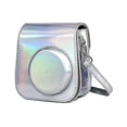 thumbnail image 2 of Case For Fujifilm Instax Mini 11, Protective Case Made Of Soft Synthetic Leather With Shoulder Strap silver, 2 of 3