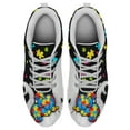 thumbnail image 2 of Autism Shoes Women Men Running Sneakers Autism Awareness Puzzle Print Tennis Walking Shoes White Size 5, 2 of 5