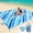 Tulum Blue, variant on 8-Person Beach Blanket, Oversized Extra Large Beach Mat, Tulum Blue