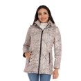 thumbnail image 1 of Chamarra capitoneada con estampado animal print y capucha integrada, 1 of 5