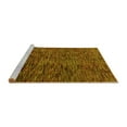 thumbnail image 2 of Ahgly Company Machine Washable Indoor Rectangle Abstract Yellow Modern Area Rugs, 3' x 5', 2 of 4
