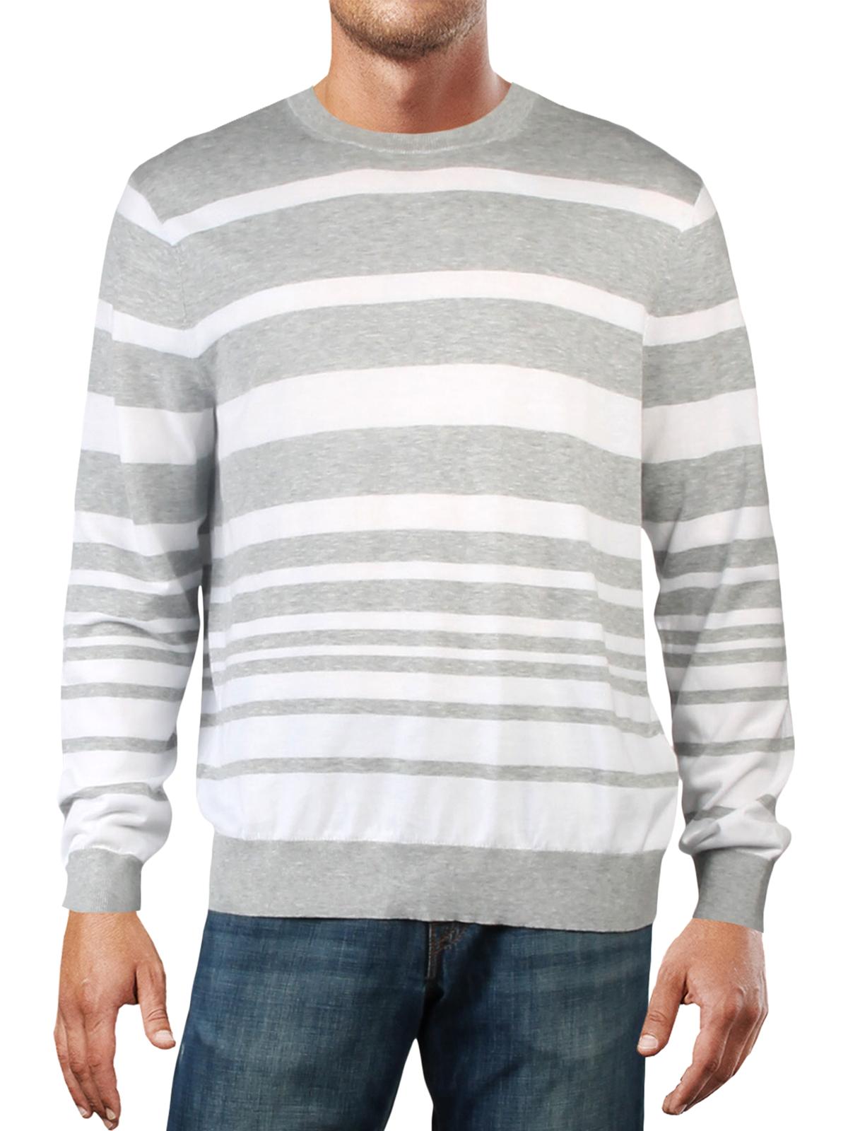 Michael Kors Mens Striped C Sweater 
