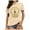Beige, variant on TSADFHJI Womens T Shirts Long Womens Vintage Floral Butterflies Shirts Tops Moon Moth Flower T Shirt Nature Botanical Lovers Summer Tshirts Top Xl Mint Green