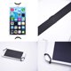 thumbnail image 5 of 2/ Paquete de 3 soportes de correa de mano de seguridad para teléfono móvil aptos para teléfono Xs Max / Xs / XR / X / 8 Plus / 8/7 Plus / 7/6 Plus / 6 y Galaxy y otros teléfonos inteligentes - Negro Xemadio WMXL-358-1, 5 of 6