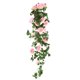 thumbnail image 2 of Flores artificiales Rosa simulada Flor artificial Acondicionador Bloqueo de conductos Decoración de techo de sala de estar Envoltura de plástico Plantas Vides Flores artificiales Rosa simulada, 2 of 5