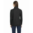 thumbnail image 2 of Ladies' Fusion ChromaSoft™ Pique Quarter-Zip - BLACK - 2XL, 2 of 3