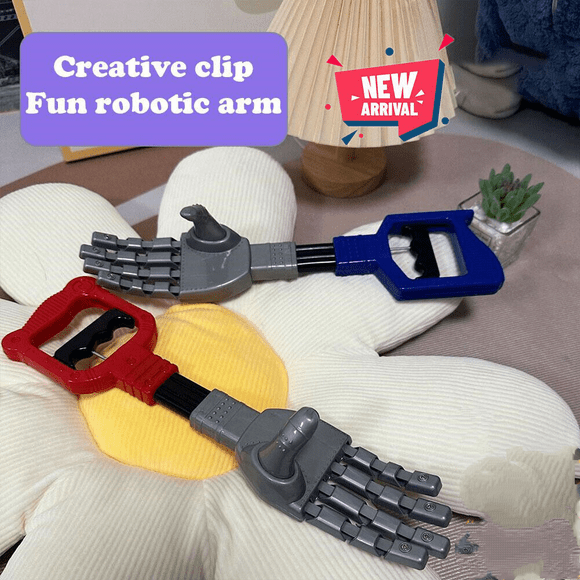 Grab-It Fingers Flex Mechanical Hand Grabber Tight Grip 13.8" Long Arm