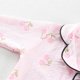thumbnail image 4 of Odeerbi 1-5 Años Boys Girls Verano Pijamas de Algodón de Manga Larga Con Solapa Con Muescas Camisa Pantalones Set Soft Floral Sleepwear Pijama Set, 4 of 9