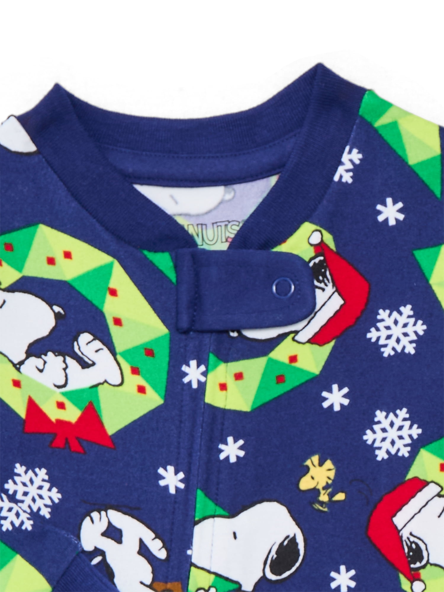 Peanuts Snoopy Unisex Infant Matching Family Pajamas Top and Pants Set, 2-Piece, Sizes 6M-18M