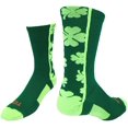 thumbnail image 1 of Shamrock Lucky Clover Crew Socks, 1 of 2