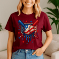 thumbnail image 4 of 4Th Of July ,Baseball Drip Patriotic American Flag, Baseball Shirt,Game Day Shirt,Game Day Baseball, American Baseball, 4 of 5