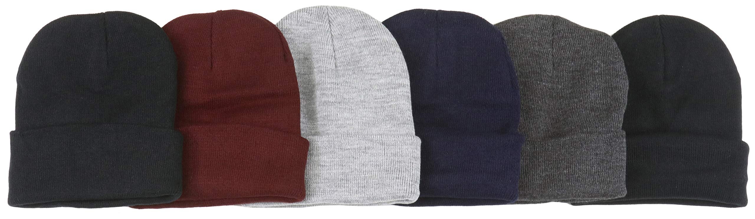 ToBeInStyle Men's Soft Stretchy Beanies