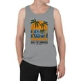 thumbnail image 2 of Tropical Wave Logo Design Men's Tank Top, 2 of 3