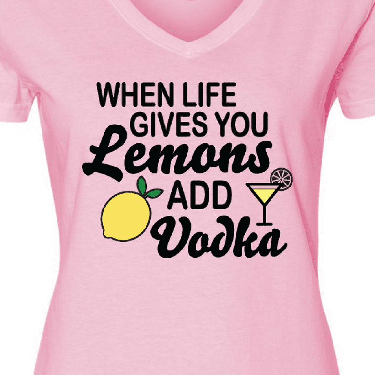 Inktastic Women's When Life Gives You Lemons T-Shirt