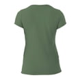 thumbnail image 2 of Playera Fruit Of The Loom para Mujer, Cuello Redondo Manga Corta Verde Talla  EG, 2 of 4