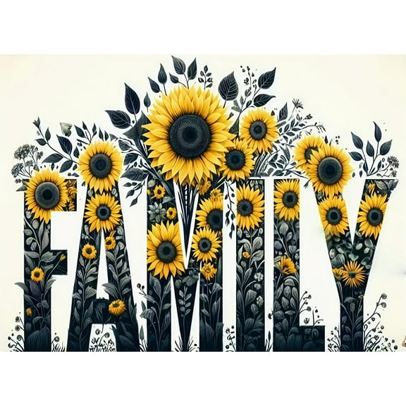 Diamond Art Painting Kits for Adults,Family 5D Diamond Painting Dots Art Kits for Adults Beginner, DIY Full Round Gem Crystal Art Paint by Diamond, Home Wall Decor 12x 16 in