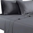 thumbnail image 1 of Benjara BM231571 Tulsa 1200 Thread Count Tri Blend Grand Sheet Set&44; Gris Foncé - 6 Pièces, 1 of 5