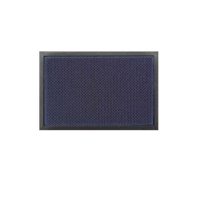 Tapete De Entrada Antideslizante Panal Morado 60x40cm