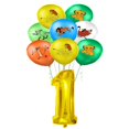 thumbnail image 3 of Globo de aluminio de látex del Rey León, decoración de fiesta de cumpleaños, hakuna, Baby shower, 11 piezas, 3 of 4