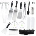 thumbnail image 3 of Bangcool Barbecue Accessories Set Portable: BBQ Tools Kit Griddle Turners Ketchup Bottles, 3 of 10