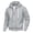 Gray, variant on GUZOM Mens Gray Zip Up Hoodie Lightweight Fleece Lined Full Zip Casual Jacket with Pockets,Size 3XL