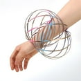 thumbnail image 1 of Flow Rings Kinetic Spring Bracelet Sensory Interactive Cool Toys For Kids Adults, 1 of 5