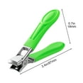 thumbnail image 3 of Dnogom High-Grade Anti-Splatter Wide Opening Nail Clippers,Sharp Stainless Steel Fingernail & Toenail Trimmer Cutter for Thick & Ingrown Nail, 3 of 6