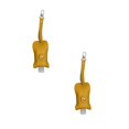 thumbnail image 1 of Oleegame 2PC Travel Bottle And Keychain Holder Refillable Empty Bottles For Hand Sanitizer Yellow, 1 of 2