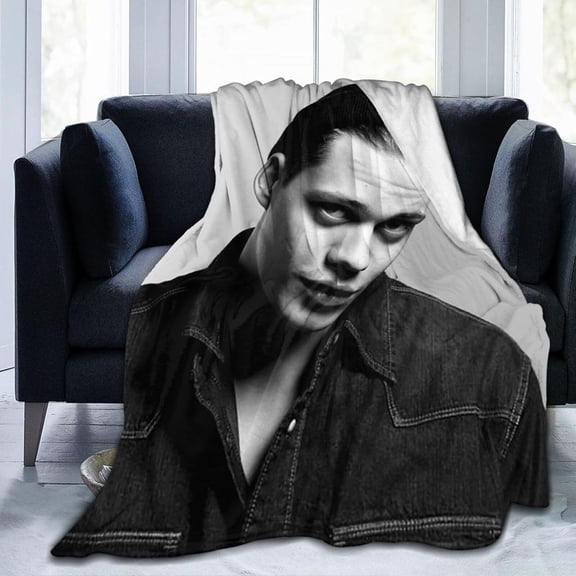 Bill Skarsgard Blanket Anti-pilling Throw Blanket Plush Blanket Lightweight & Ultra-soft, Warm & Comfy Flannel Fleece Blanket for Couch, Bed, Sofa, 60x80