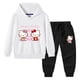thumbnail image 4 of Hello Kitty-suéter con capucha para niña, suéter informal, pantalones, traje de manga larga cómodo de algodón de dos piezas, novedad, 4 of 5