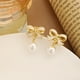 thumbnail image 3 of Pendientes con Clip de perlas de imitación, pendientes no perforados, Clip elegante para la oreja para mujer, accesorio de joyería diario para fiesta, 3 of 4