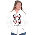 thumbnail image 4 of Betty Boop What Would She Hearts Zip Hoodie Sweatshirt Women Brisco Brands M, 4 of 6