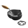 thumbnail image 1 of Lipstore Mini Hot Oil Pan Butter Melting Pot Cookware Oil Warmer Pot Nonstick Mini Frying with pot rack, 1 of 8