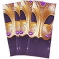 thumbnail image 2 of Coolnut Mardi Gras Carnival Mask Kitchen Dish Towel Set,Drying Kitchen Towels Tea Towels Gift Set for Drying Cleaning Cooking Baking 1Pcs Wash cloth, 2 of 7