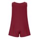 thumbnail image 5 of Traje de Hombro Fuera de las Mujeres de Color Sólido Elegante Cuello Redondo sin Mangas sin Botones con Bolsillos, Traje de Verano Casual, 5 of 9