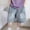 Blue-01, variant on LIBRCLO Jean Shorts for Boys Size 14 Years with Pockets Fashion Breathable Stretch Cargo Denim Shorts Blue
