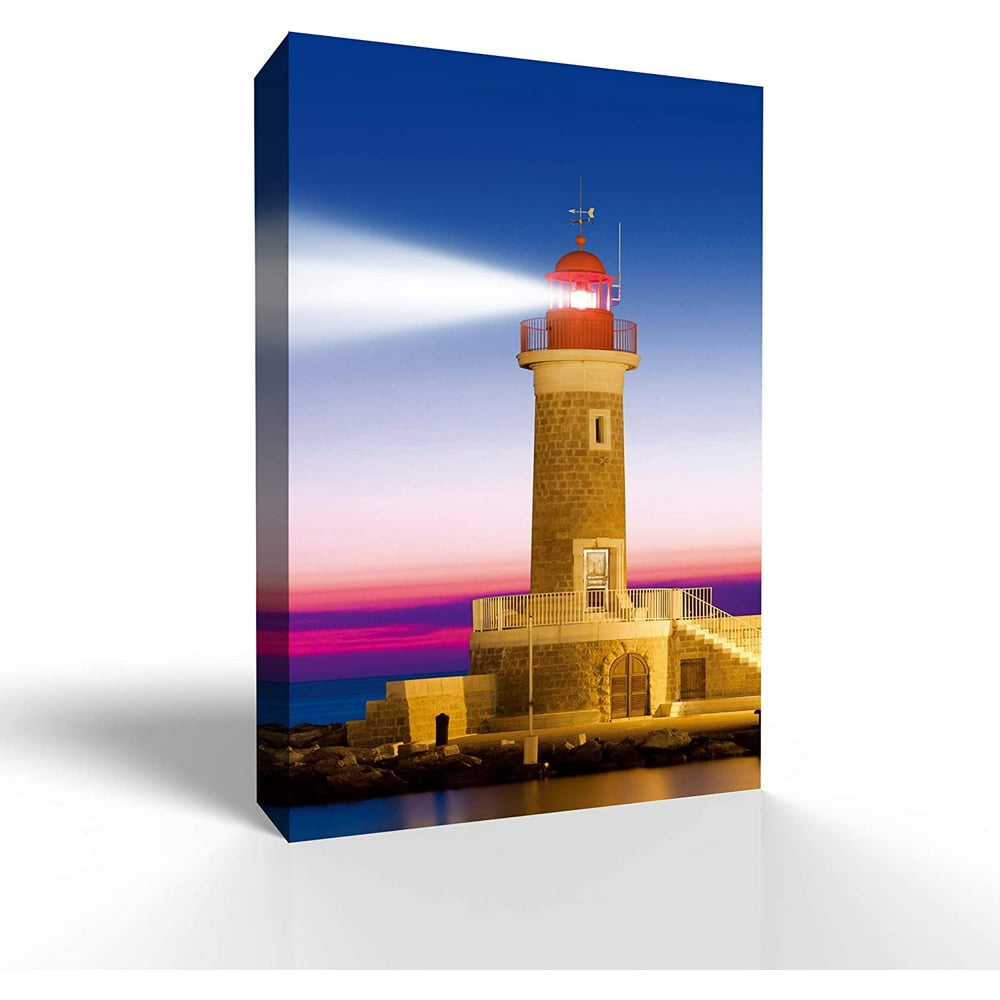 wall26 Canvas Wall Art Lighthouse Pictures Home Wall Decorations for