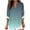 Army Green, variant on Jalioing V Neck Long Sleeve Shirt for Women Casual Fashion Cotton Tunic Tops Plus Size Loose Gradient Blouse
