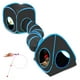 thumbnail image 1 of Túneles para gatos + tienda para gatos + juguete de plumas para gatos de interior Maikolerfeng, 1 of 7