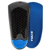 Tuli’s Gaitors 3/4 Length Premium Arch Support Orthotic Insoles for Plantar Fasciitis & Fallen Arches, Large