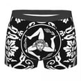 thumbnail image 3 of Sicilia Sicily Love Trinacria Logo Underwear Men Breathbale Sicilian Pride Boxer Briefs Shorts Panties Soft Underpants For Male, 3 of 7